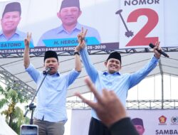 Pasangan 02 Satono-Heroaldi Umumkan Kemenangan 