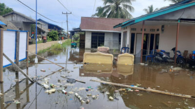 Butuh Perhatian Bupati Kubu Raya! Ratusan Rumah di Batu Ampar Terendam Banjir