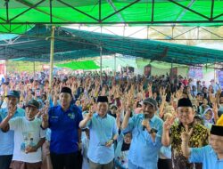 Kampanye Satono Calon Bupati Sambas Nomor Urut 2 di Kecamatan Tekarang 