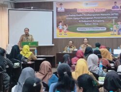 Buka Bimtek Terhadap KPM Upaya Penurunan Stunting Tahun 2024