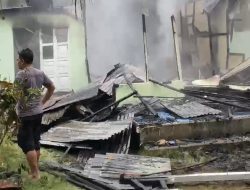 Rumah Warga di Benua Kayong Ludes Terbakar, Api Cepat Melahap Bangunan Kayu