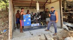 PT Dharma Inti Bersama Bantu Genset untuk Warga Desa Pelapis